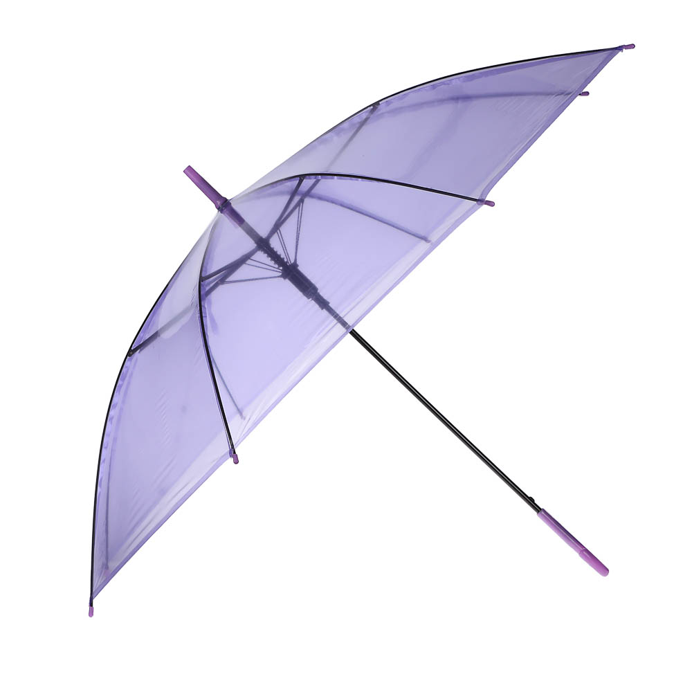 Зонт-трость прозрачный, диаметр 90 см, 8 спиц, ЭВА, пластик, сплав, 3 цвета - #2
