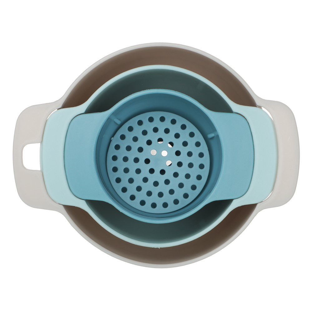 Набор воронок с фильтром, 4 пр. (воронка 8,5x8см/10x9см/12,5x10см, фильтр 4,5см) РР - #6