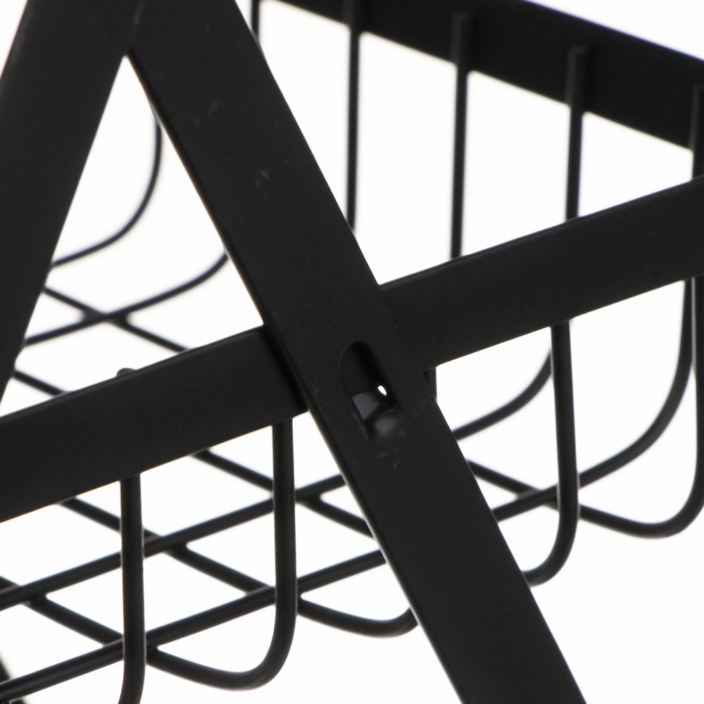 Корзина для фруктов двухярусная тм Vetta, 22x14x25 см, углеродистая сталь - #3