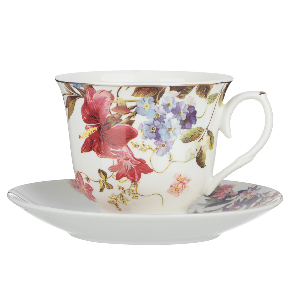 Набор чайный 4 пр., 225мл, MILLIMI, Джина, фарфор - #1