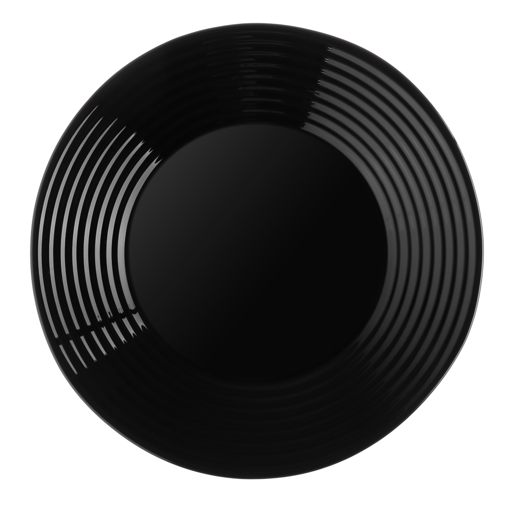 MILLIMI Бароло Тарелка подстановочная 26,6см черная опаловое стекло - #1