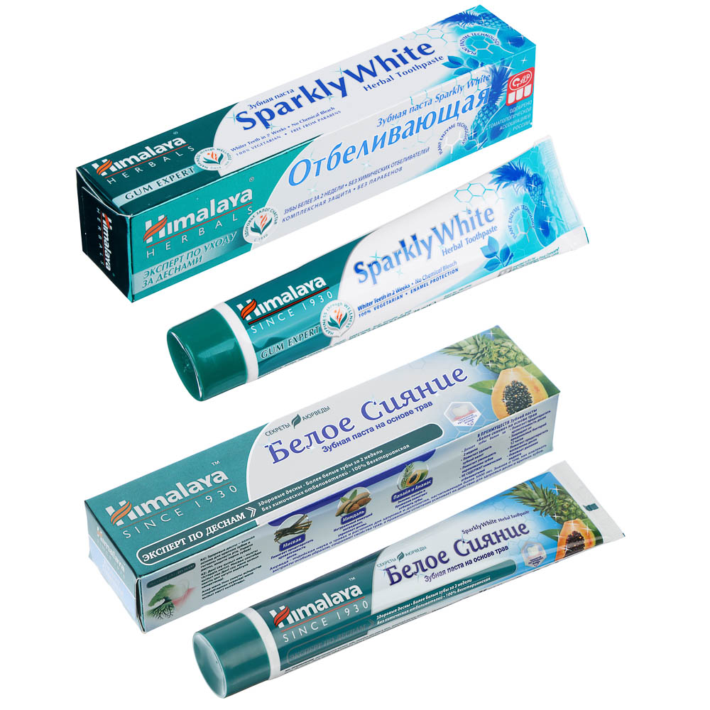 Зубная паста HIMALAYA Белое сияние / Сенсетив, 75мл - #1