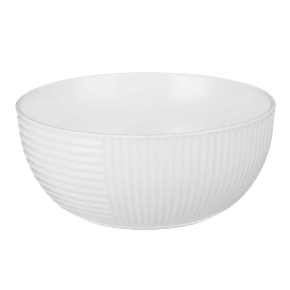 MILLIMI Монблан салатник 15,5x6,6см, 650мл, керамика, белый - #1