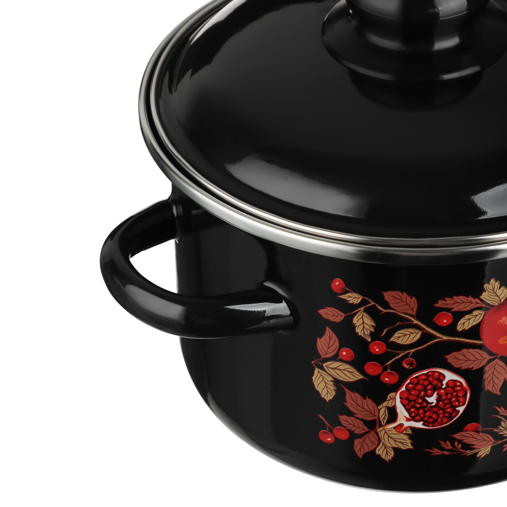 Гранат Кастрюля эмалированная 2л, индукция - #3