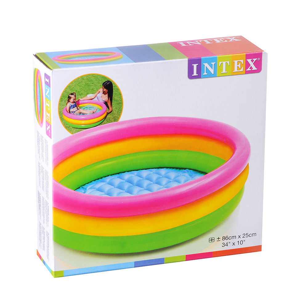 Надувной бассейн для детей INTEX 58924 Радуга 86x25 см от 1 до 3 лет - #3