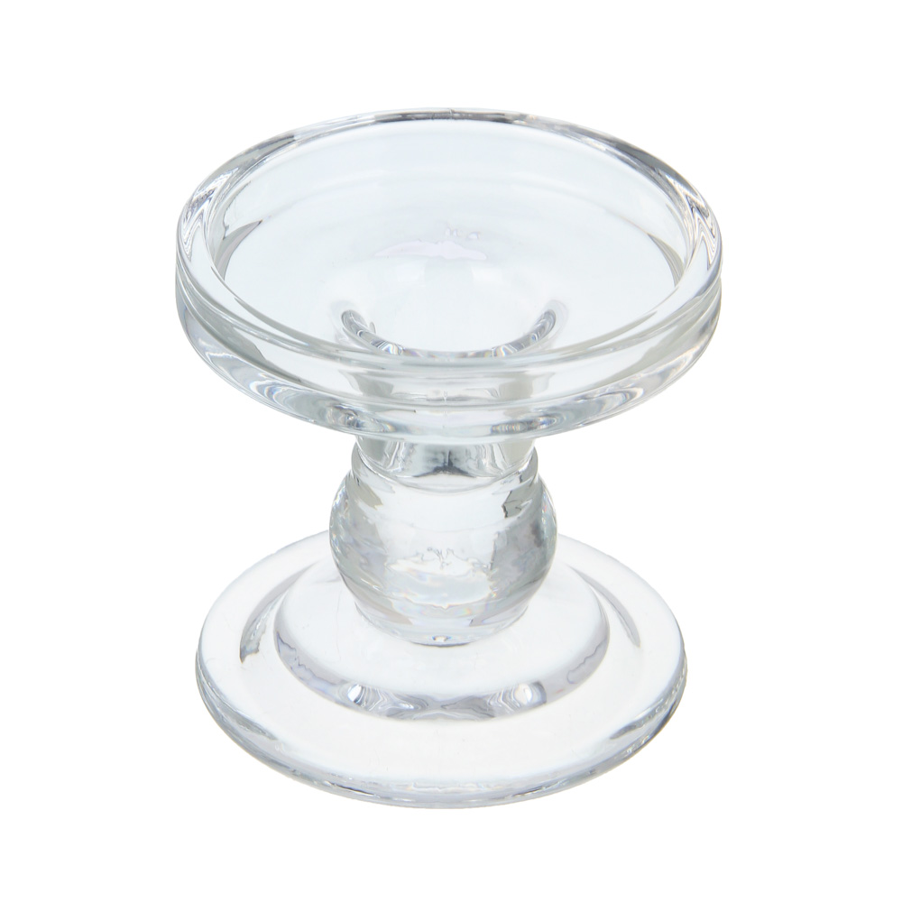 Подсвечник тм LADECOR "Креманка" стеклянный, 8,5x8,5x8,5 см - #2