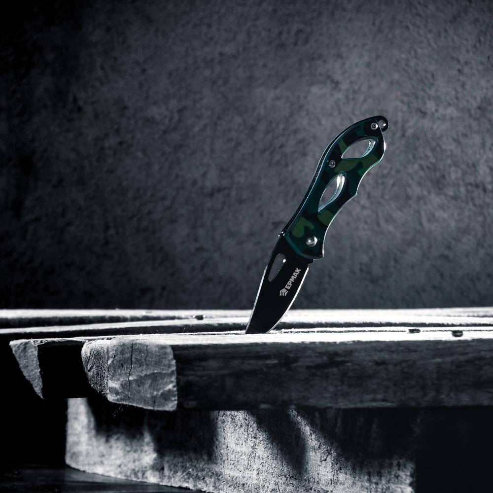 ЕРМАК Нож туристический складной 13,5см, нерж.сталь, арт.1 - #6