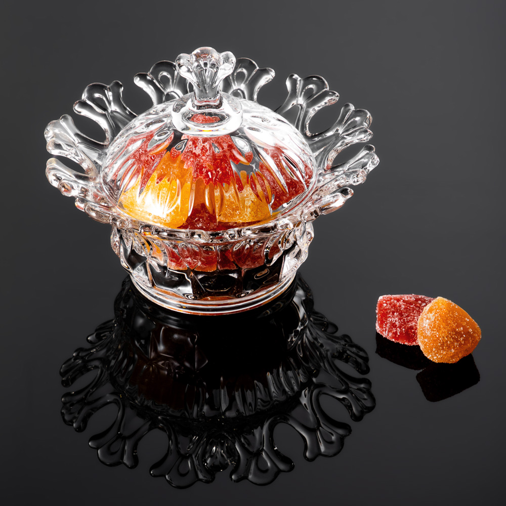 VETTA Конфетница с крышкой 260мл, 16.5х12см, стекло - #15