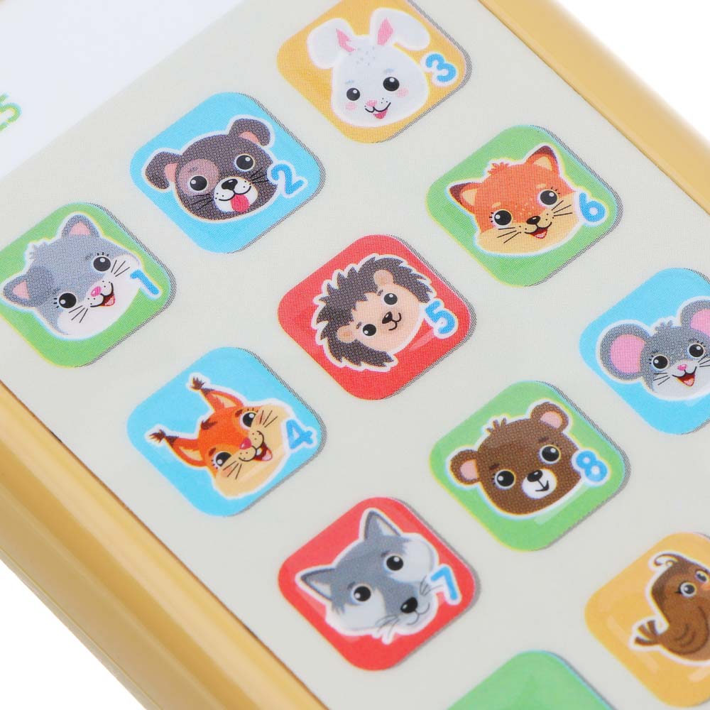 ИГРОЛЕНД Бэби-телефон музыкальный "Дракоша", звук, ABS, 7,5х2х13 см, 2хААА - #8