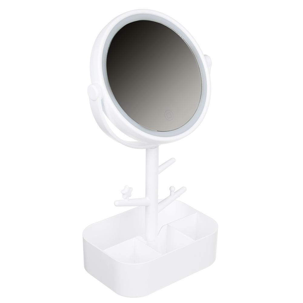 Зеркало настольное с LED-подсветкой ЮниLook, 32х17 см, 2 цвета - #3