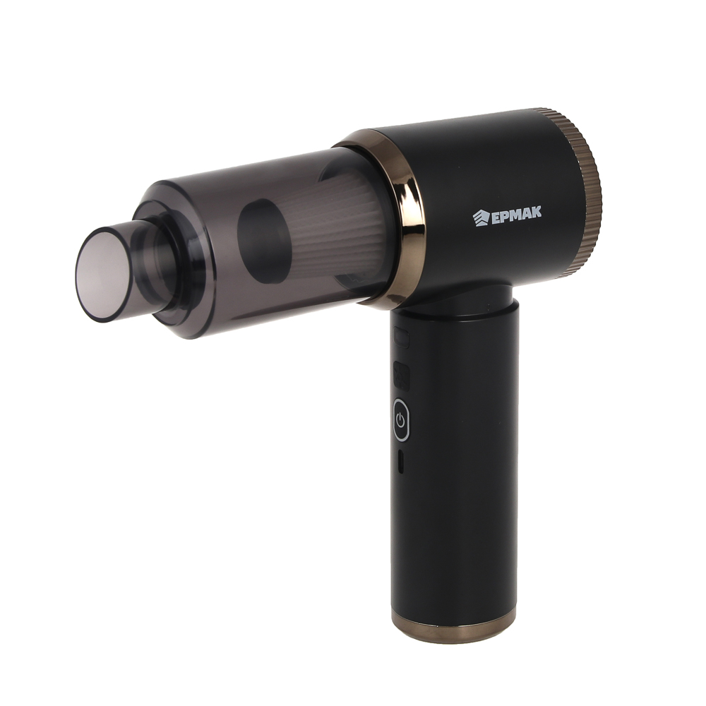 ЕРМАК Пылесос автомобильный, 8 насадок, 2 режима работы, 6000Па, зарядка от USB - #1