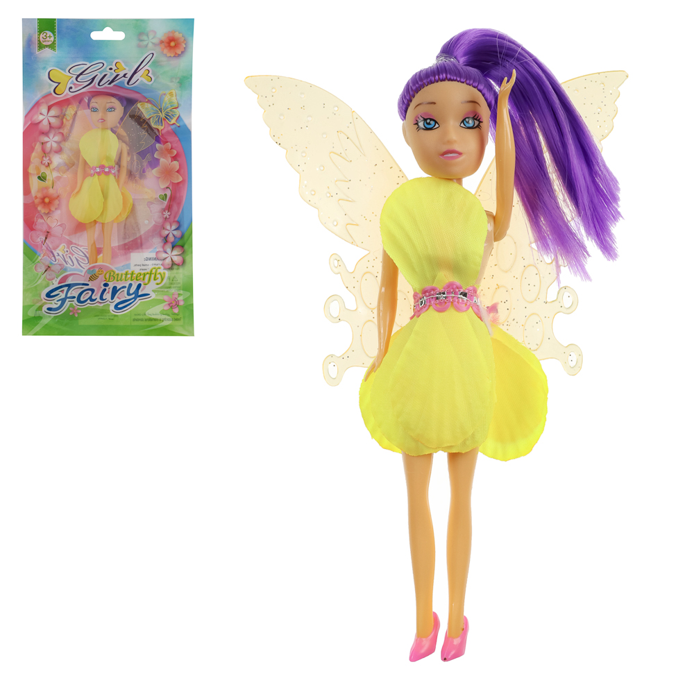 ИГРОЛЕНД Кукла в виде цветочной феи, 15,5 см, в пакете, 13х2,5х24 см, ABS, PP, PVC, 4 дизайна - #9