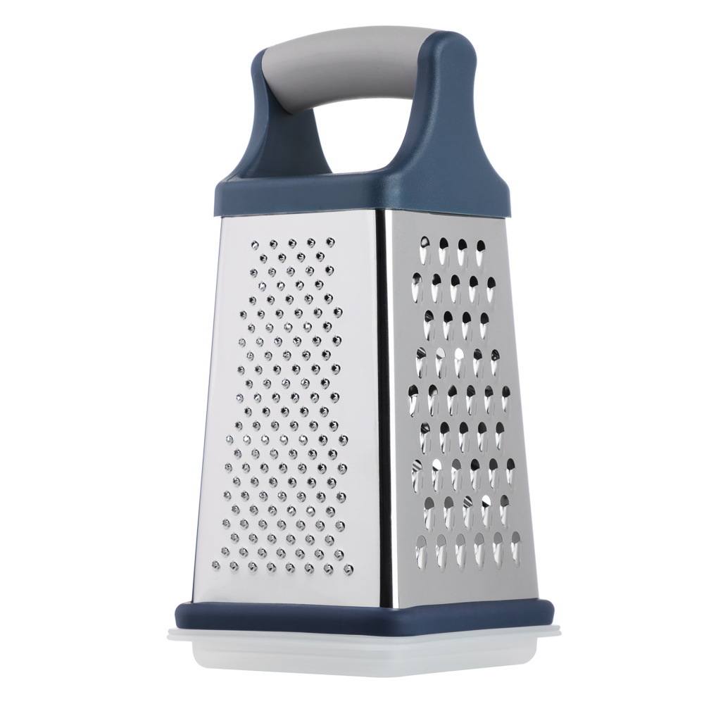 SATOSHI Ривьера Терка 4-х сторонняя с контейнером 20см, нерж. Сталь - #4