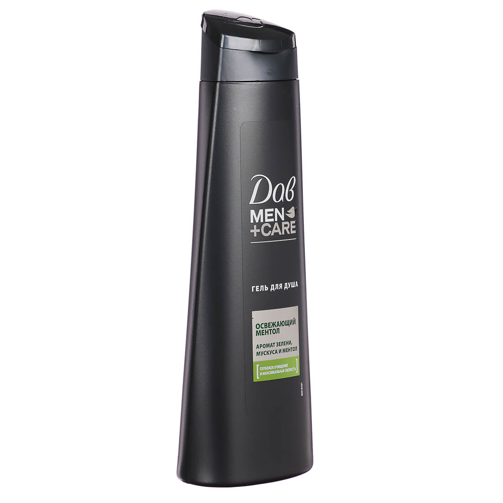 Гель для душа мужской ДАВ MEN+CARE Освежающий ментол, 225мл - #2