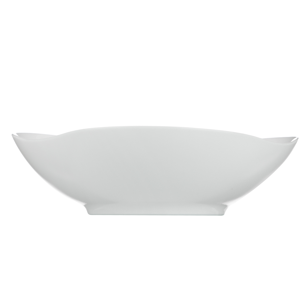 MILLIMI Лилия Салатник, опаловое стекло, 680мл, 17х6.5см, треугольная форма - #4