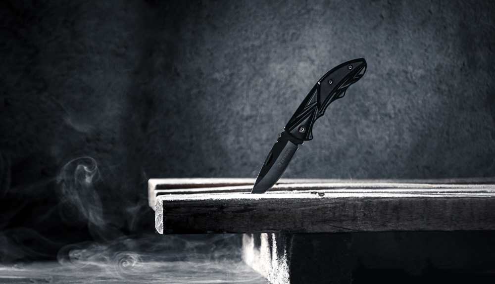 ЕРМАК Нож туристический складной 16см, нерж.сталь, арт.2 - #7