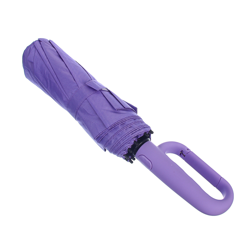 Зонт автомат, d104 см, 10 спиц, тройные спицы, антиветер, ручка-карабин, металл, п/э, UF, 4 цвета - #6