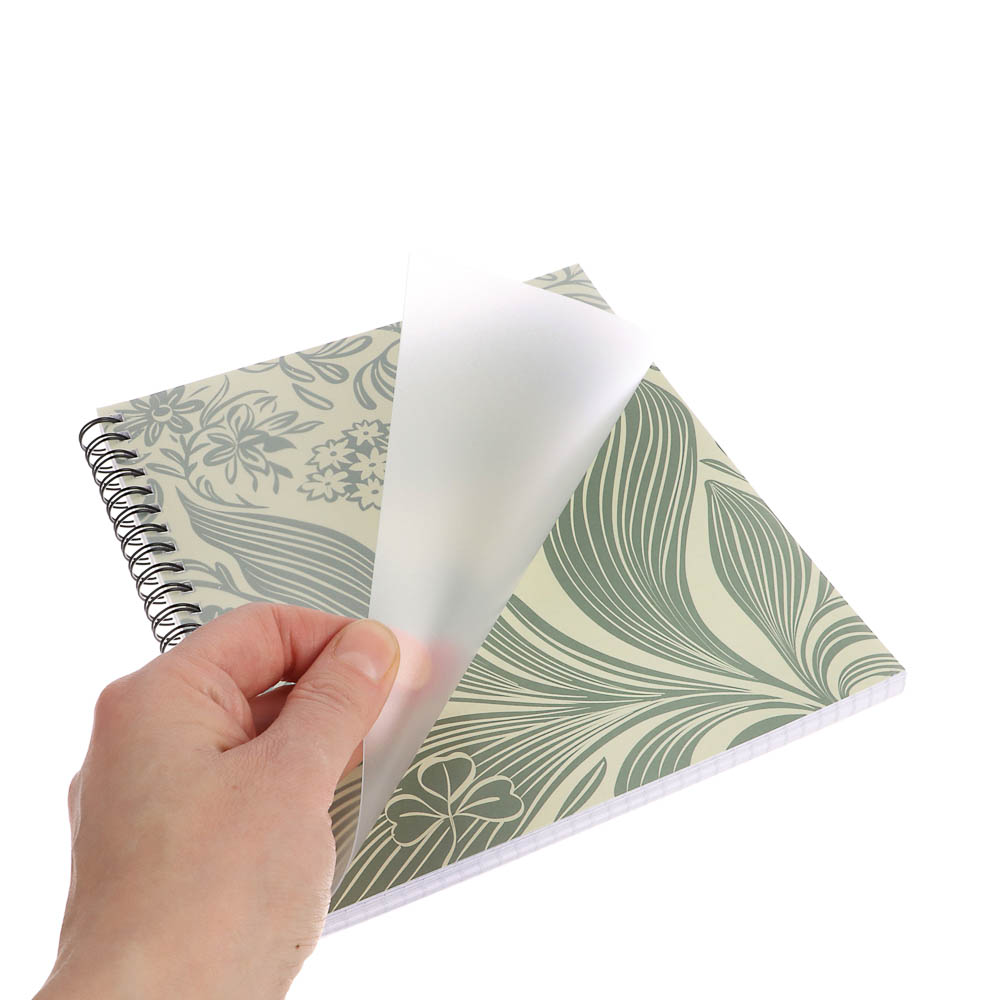 Тетрадь общая "Botanica", формат А5, 96 л. в клетку, пластиковая обложка, спираль, в ассортим. - #5