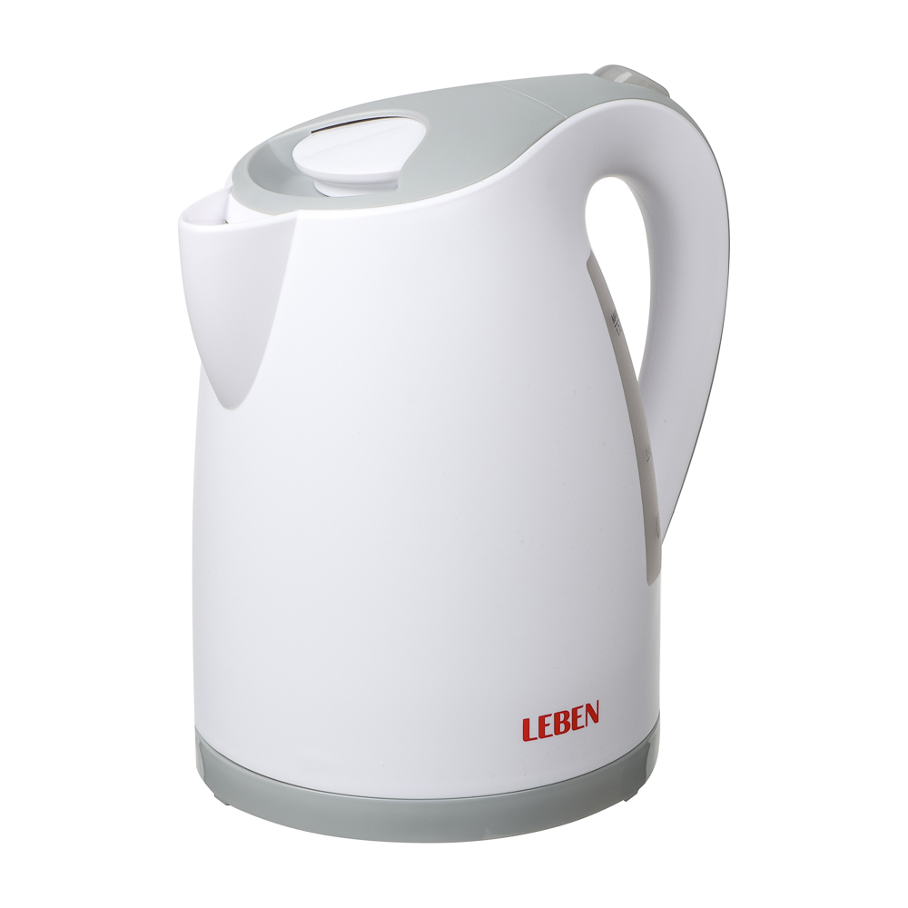 LEBEN Чайник электрический 1,7л, 1850Вт, пластик - #1