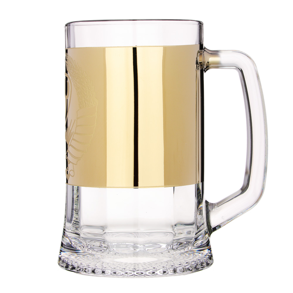BY Кружка для пива, стекло, 500 мл, арт.111 - #4