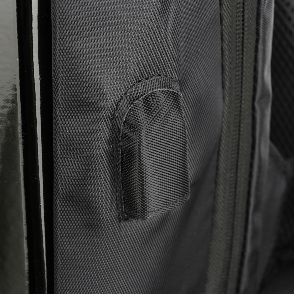 Рюкзак подростковый, 43x29х9см, ПЭ,1 отд,жесткий перед, спинка с эрг.элементами,мет.ручка,USB,черный - #6