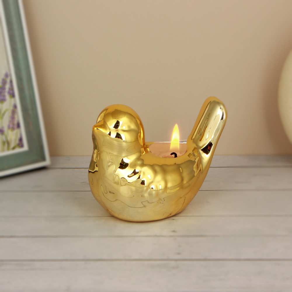 Фигурка - подсвечник декоративная, Птичка, 9,5х6х7 см - #5