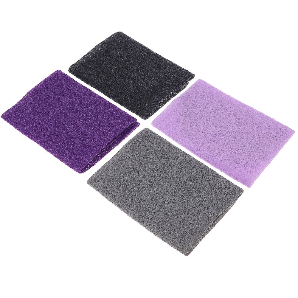 ЮL Мочалка пилинг японская для бани и душа с ручками, жесткая, полиэстер, 45х19см, 4 цвета, МС24-07 - #22