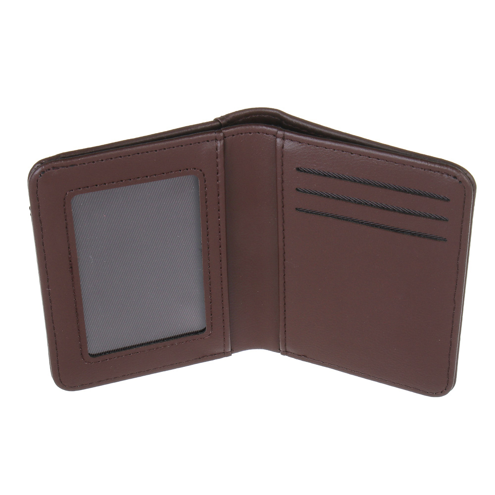 Кардхолдер для карт и купюр 8 слотов тм ЮL Diplomat, ПУ, 11х8 см, 2 цвета - #3