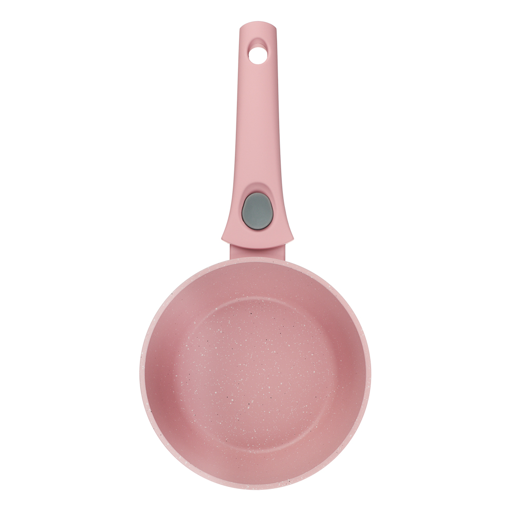 Ковш тм SATOSHI Ботаника 1,3л, d16см, с крышкой, съем. ручка, антиприг. покр. мрамор, инд, 3 цвета - #5