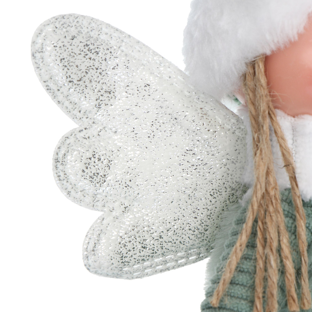 СНОУ БУМ Фигура декоративная "Ангелочек" 47 см, полиэстер - #6