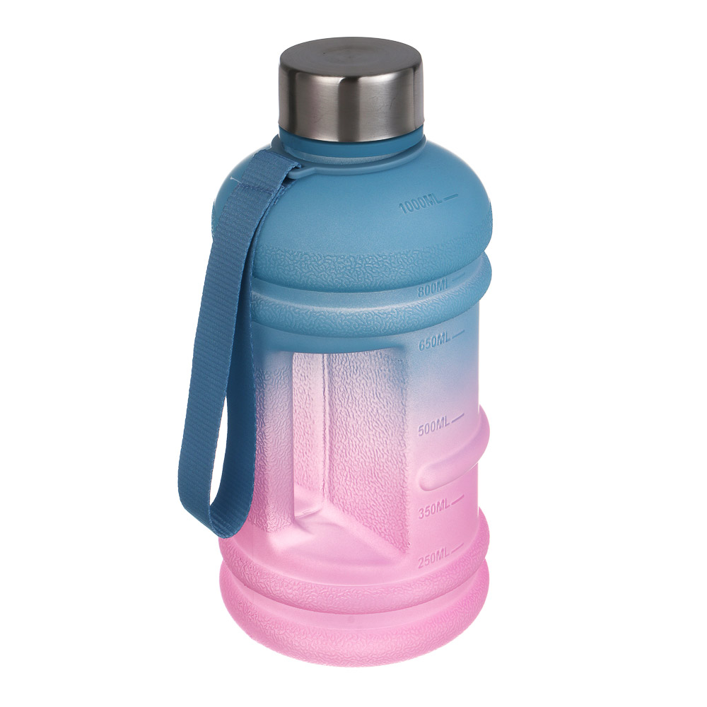 Бутылка спортивная тм BY SPORT, 1000мл, 21х10см, пластик PETG, градиент - #4