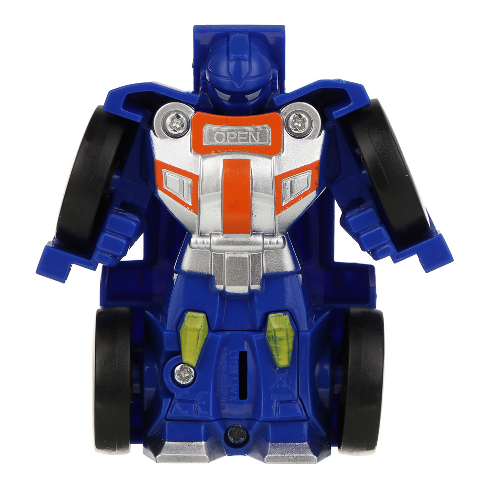 ИГРОЛЕНД Робот маленький, трансформируется в машину, ABS, 20х4,5х13, 4 диз. - #7