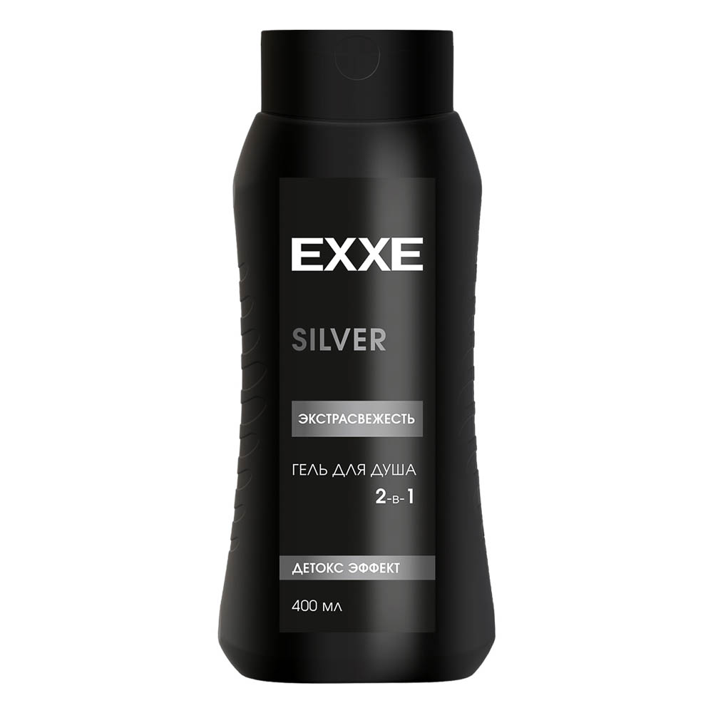 Гель для душа мужской 2 в 1 EXXE MEN "Экстрасвежесть" SILVER, 400мл - #1