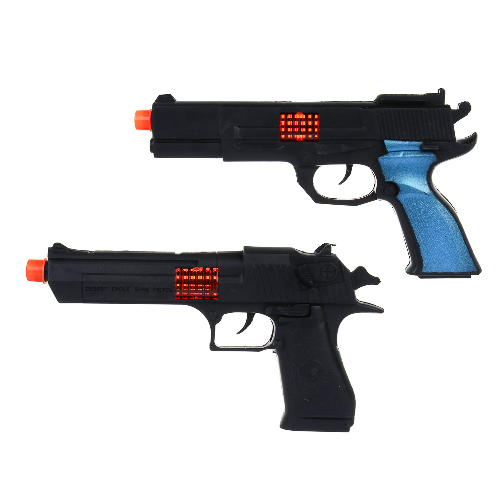 ИГРОЛЕНД Пистолет, трещотка, пластик, 15,5х3х29 см, 2 дизайна - #2