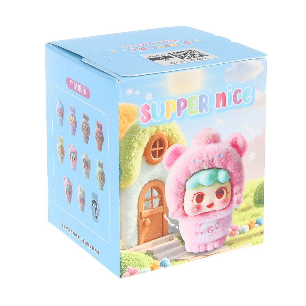 Игрушка сюрприз "Милахи", полистоун, флок, 5,8х5,8х7см, 12 дизайнов - #4