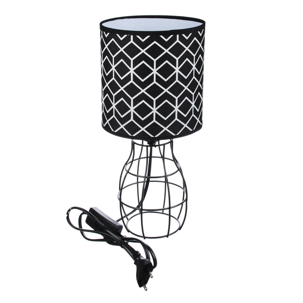 FORZA Лампа настольная, E14, 30см, 40Вт, металл, текстиль - #3