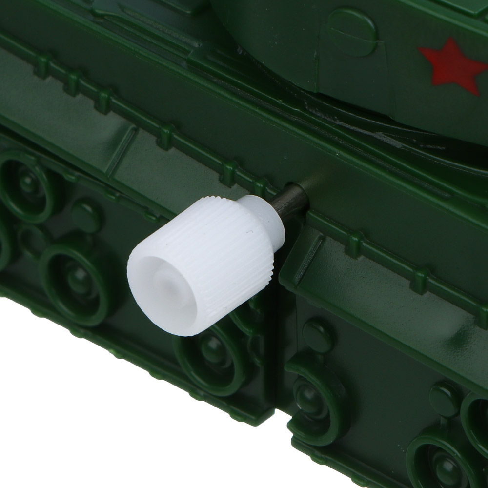 ИГРОЛЕНД Танк с заводным механизмом "Военная операция", крутится башня, ABS, 9,5х4,5х5 см, 3 диз - #6