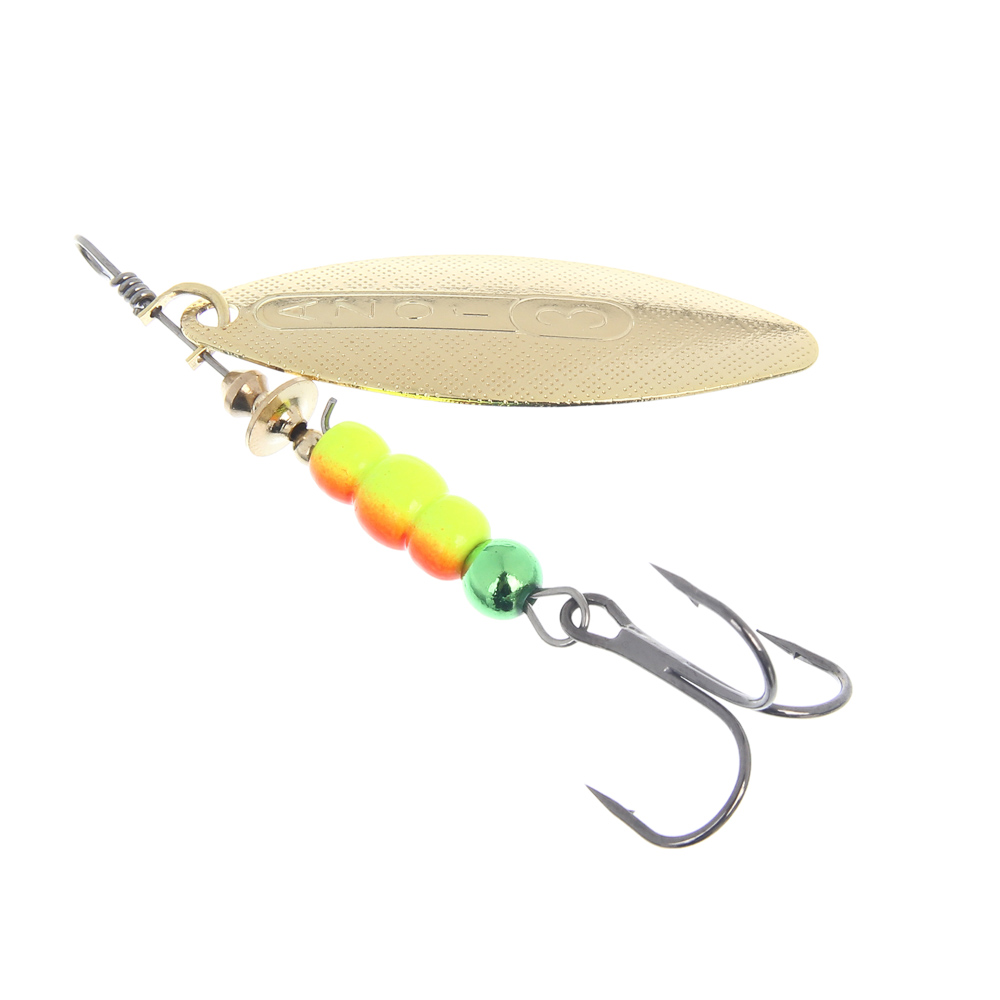 Блесна вращающаяся "Ивовый лист" тм AZOR FISHING, № 2,3,4, 5 видов - #5