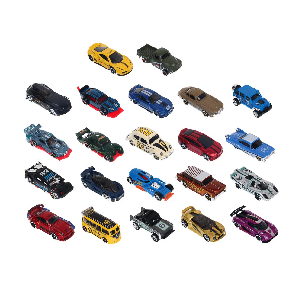 ИГРОЛЕНД Машинка "Гонки без правил", металл, 10,9х13х3 см, 26 диз - #2