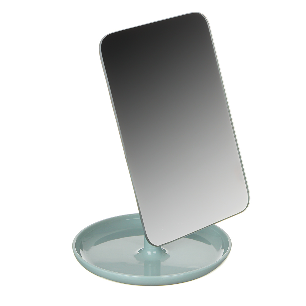 ЮНИLOOK Зеркало настольное, пластик, стекло, 12,5х24см, 3 цвета, 1862 - #2