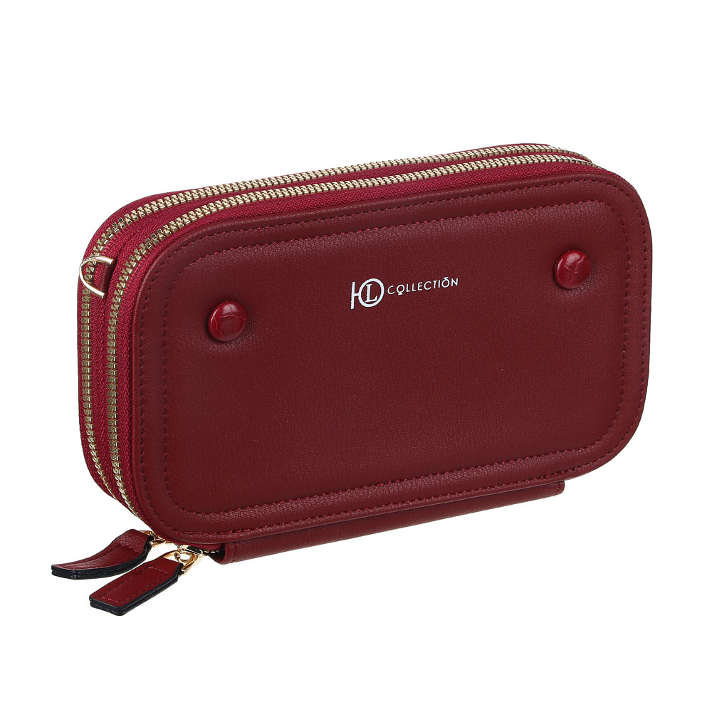 ЮL Кошелек-сумочка на длинном ремне, ПУ, 19,5х10,5см, 4 цвета, КК21-16 - #6