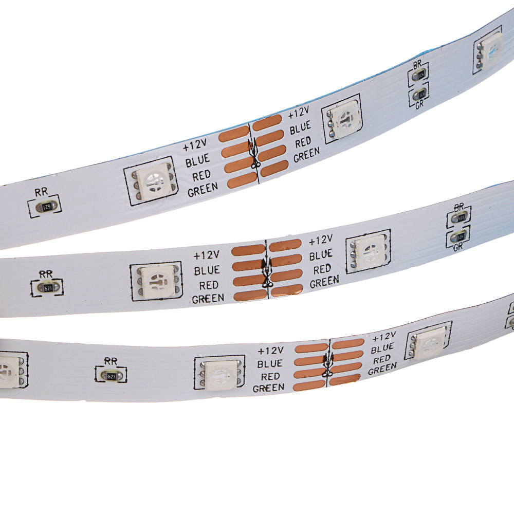 Лента светодиодная BY 12В, 5м, RGB (отдельные диоды), с пультом управления и блоком питания - #6