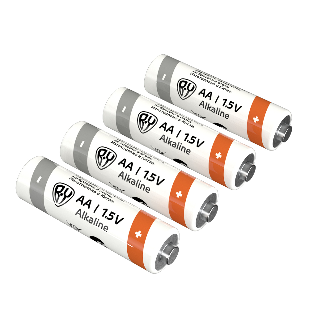 Первая цена Батарейки 4шт, тип АA, "Alkaline" щелочная в блистере - #7