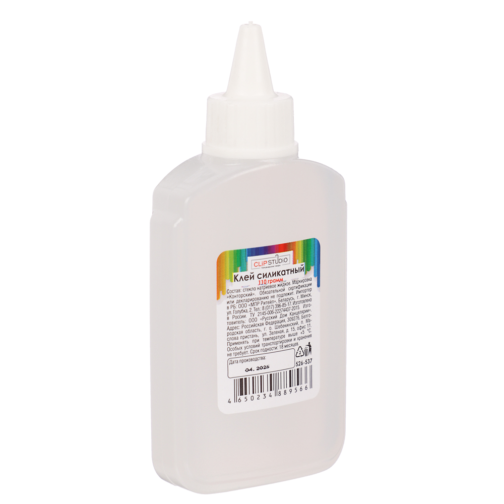 ClipStudio Клей силикатный 110 грамм в пластмассовой бутылочке - #1