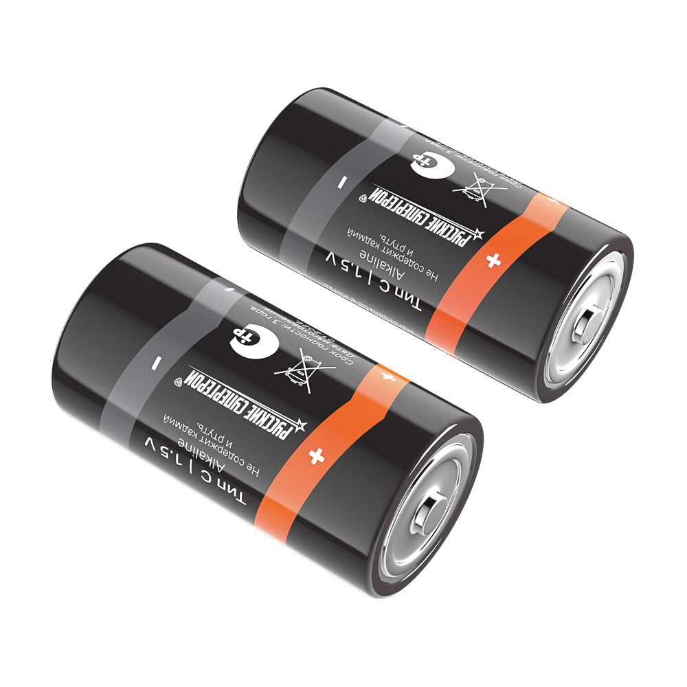 Батарейки C BY (LR14) 2шт в блистере, щелочные 1.5В - #6