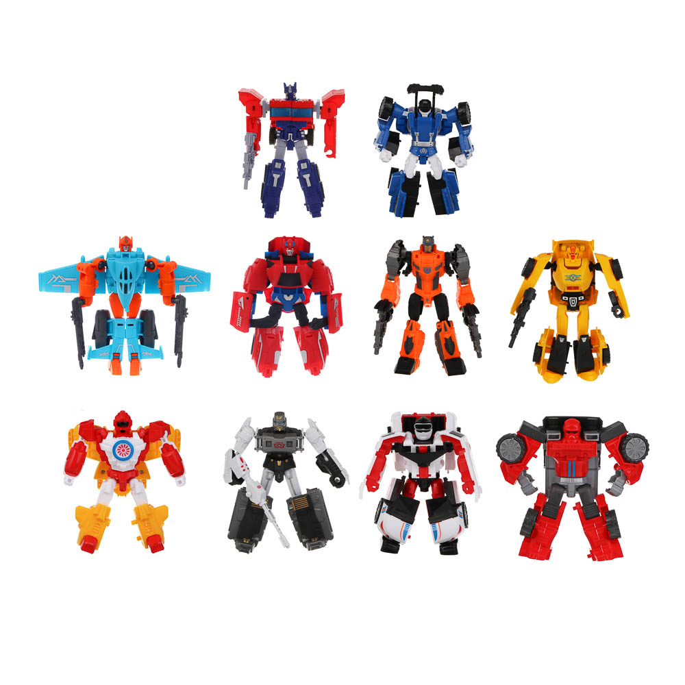 ИГРОЛЕНД Робот трансформирующийся "Авто", PP, 10 дизайнов, 26,4х15,5х7,7 см - #2