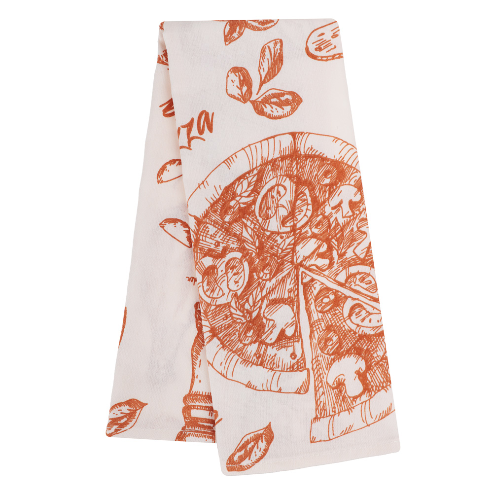 Полотенце кухонное, 35х60см, 100% хлопок, Spany, Pizza - #1