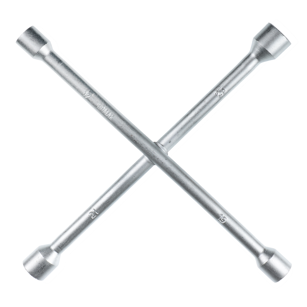ЕРМАК Ключ баллонный крестовой, 17-19-21-23 мм, 14", сатин, SZ002 - #2