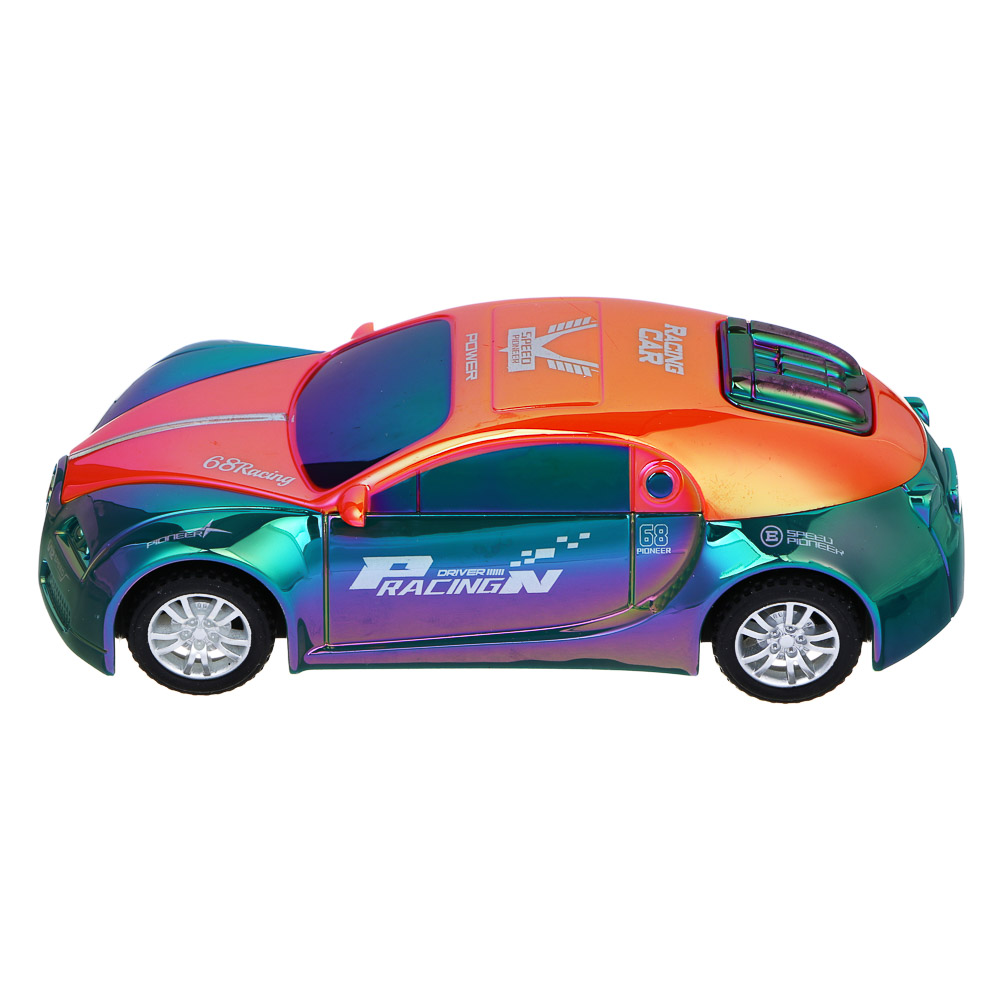 ИГРОЛЕНД Машина "Городской дрифт", инерция, свет, звук, 3хLR41, ABS, 14х6,4х4,4 см, 6 диз - #5