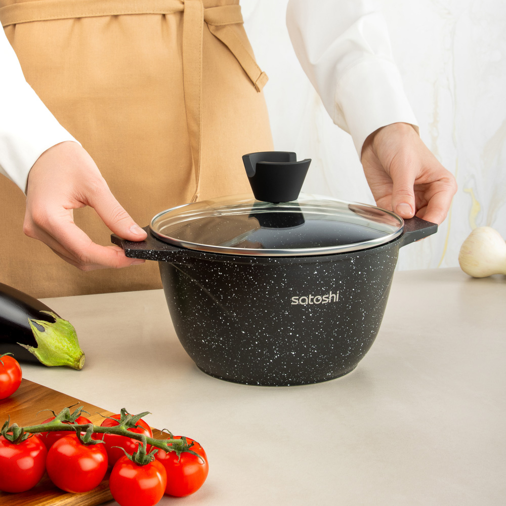 SATOSHI Монфор Казан 20х11,5см, 2,7л, литой алюминий, индукция - #10